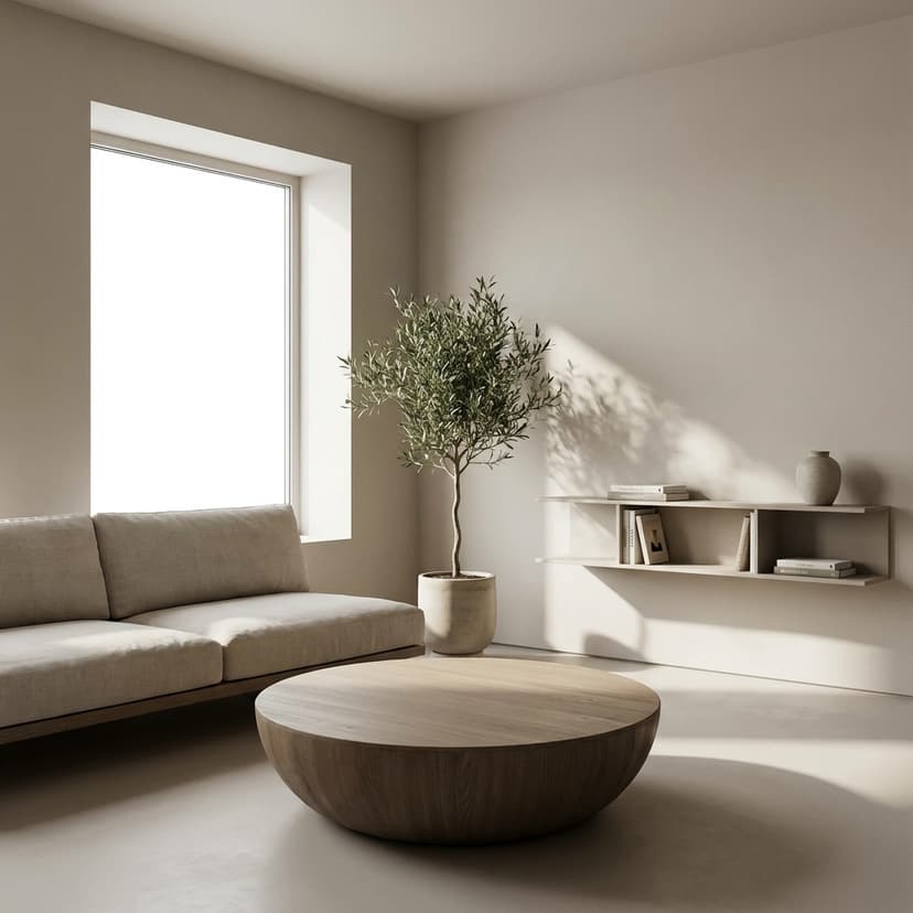 Minimalistisches Zimmer Design
